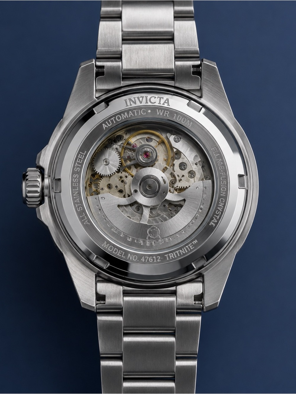 InvictaMen's Skeleton Automatic Watch w/sapphire crystal 24 crystals - Picture 4 of 10